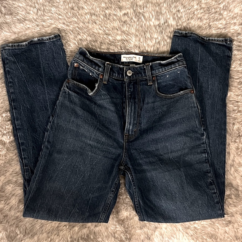 Abercrombie Curve Love 90s Ultra High Rise Straight